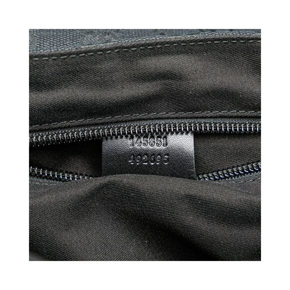 Pre Loved Gucci GG Canvas Belt Bag Women Black - Picture 6 of 7